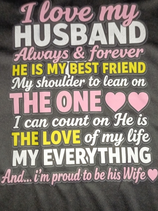 Tops - Graphic 'I Love My Husband' Tee - New 3XL
